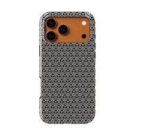 Voltuna Dėklas „Mocha Geometric Web“ su MagSafe Apple iPhone 13-17 modeliams