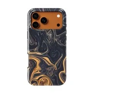 Voltuna Dėklas „Molten Gold Marble“ su MagSafe Apple iPhone 13-17 modeliams