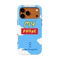 Voltuna Dėklas „My Phone Cartoon Sky“ su MagSafe Apple iPhone 13-17 modeliams