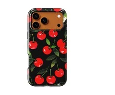 Voltuna Dėklas „Naktinis Vyšnių Švytėjimas“ su MagSafe Apple iPhone 13-17 modeliams