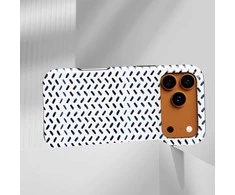 Voltuna Dėklas „Navy Dash Texture“ su MagSafe Apple iPhone 13-17 modeliams