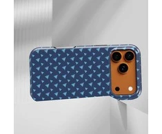 Voltuna Dėklas „Navy Mini Triangles“ su MagSafe Apple iPhone 13-17 modeliams