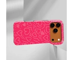 Voltuna Dėklas „Neon Heart Scribbles“ su MagSafe Apple iPhone 13-17 modeliams