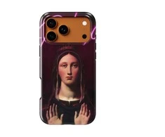 Voltuna Dėklas „Neon Madonna Relax“ su MagSafe Apple iPhone 13-17 modeliams