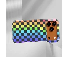 Voltuna Dėklas „Neon Night Matrix“ su MagSafe Apple iPhone 13-17 modeliams