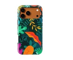 Voltuna Dėklas „Neon Rainforest Vibe“ su MagSafe Apple iPhone 13-17 modeliams