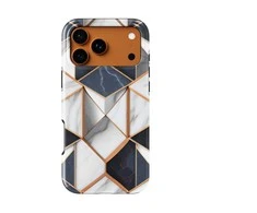 Voltuna Dėklas „Obsidian Diamond Luxe“ su MagSafe Apple iPhone 13-17 modeliams
