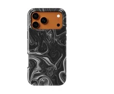 Voltuna Dėklas „Obsidian Marble Drift“ su MagSafe Apple iPhone 13-17 modeliams