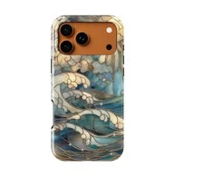 Voltuna Dėklas „Ocean Waves Mosaic“ su MagSafe Apple iPhone 13-17 modeliams