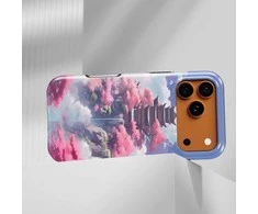 Voltuna Dėklas „Pagoda Sakura Skies“ su MagSafe Apple iPhone 13-17 modeliams