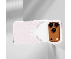 Voltuna Dėklas „Pearled Heart Glow“ su MagSafe Apple iPhone 13-17 modeliams