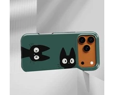 Voltuna Dėklas „Peekaboo Feline Duo“ su MagSafe Apple iPhone 13-17 modeliams