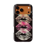 Voltuna Dėklas „Pop Art Lips Stack“ su MagSafe Apple iPhone 13-17 modeliams