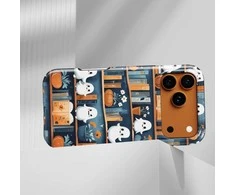 Voltuna Dėklas „Pumpkin Lantern Library“ su MagSafe Apple iPhone 13-17 modeliams