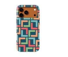Voltuna Dėklas „Retro Block Maze“ su MagSafe Apple iPhone 13-17 modeliams