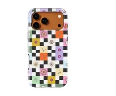 Voltuna Dėklas „Retro Floral Patchwork“ su MagSafe Apple iPhone 13-17 modeliams