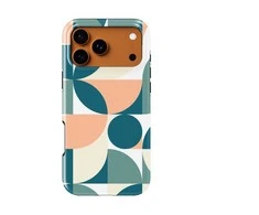 Voltuna Dėklas „Retro Geo Blocks“ su MagSafe Apple iPhone 13-17 modeliams