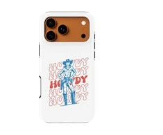 Voltuna Dėklas „Retro Howdy Cowgirl“ su MagSafe Apple iPhone 13-17 modeliams