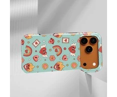 Voltuna Dėklas „Retro Love Vibes“ su MagSafe Apple iPhone 13-17 modeliams