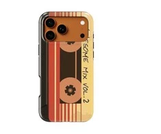 Voltuna Dėklas „Retro Mixtape Vibes“ su MagSafe Apple iPhone 13-17 modeliams