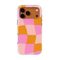Voltuna Dėklas „Retro Peach Pop“ su MagSafe Apple iPhone 13-17 modeliams