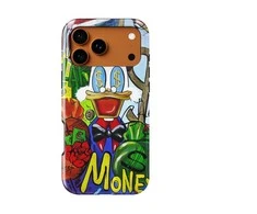 Voltuna Dėklas „Rich Duck Money Art“ su MagSafe Apple iPhone 13-17 modeliams