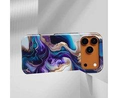 Voltuna Dėklas „Royal Amethyst Swirl“ su MagSafe Apple iPhone 13-17 modeliams