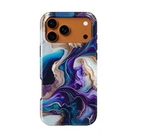 Voltuna Dėklas „Royal Amethyst Swirl“ su MagSafe Apple iPhone 13-17 modeliams