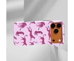 Voltuna Dėklas „Rožinė Jungle Cats“ su MagSafe Apple iPhone 13-17 modeliams