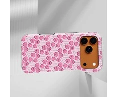 Voltuna Dėklas „Rožinė Kiss Pattern“ su MagSafe Apple iPhone 13-17 modeliams