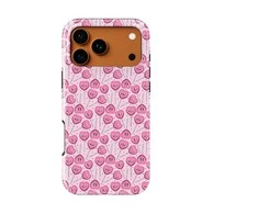 Voltuna Dėklas „Rožinė Kiss Pattern“ su MagSafe Apple iPhone 13-17 modeliams