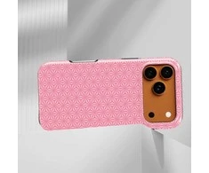 Voltuna Dėklas „Rožinė Ornamental Weave“ su MagSafe Apple iPhone 13-17 modeliams