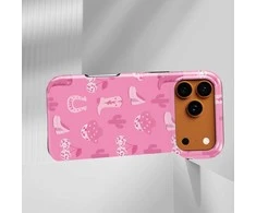 Voltuna Dėklas „Rožinė Rodeo Pattern“ su MagSafe Apple iPhone 13-17 modeliams
