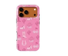 Voltuna Dėklas „Rožinė Rodeo Pattern“ su MagSafe Apple iPhone 13-17 modeliams