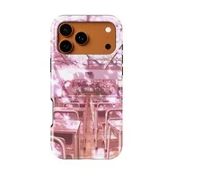 Voltuna Dėklas „Sakura Train Ride“ su MagSafe Apple iPhone 13-17 modeliams