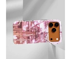 Voltuna Dėklas „Sakura Train Ride“ su MagSafe Apple iPhone 13-17 modeliams