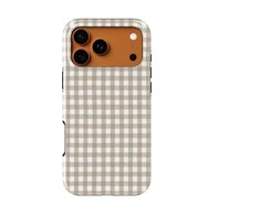 Voltuna Dėklas „Sand Plaid Comfort“ su MagSafe Apple iPhone 13-17 modeliams