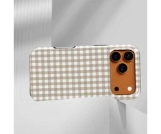 Voltuna Dėklas „Sand Plaid Comfort“ su MagSafe Apple iPhone 13-17 modeliams