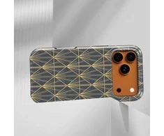 Voltuna Dėklas „Sapphire Glow Lattice“ su MagSafe Apple iPhone 13-17 modeliams