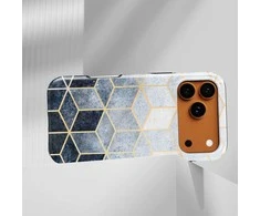 Voltuna Dėklas „Sapphire Honeycomb Luxe“ su MagSafe Apple iPhone 13-17 modeliams