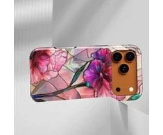 Voltuna Dėklas „Scarlet Bloom Radiance“ su MagSafe Apple iPhone 13-17 modeliams