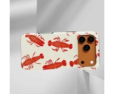 Voltuna Dėklas „Scarlet Lobster Parade“ su MagSafe Apple iPhone 13-17 modeliams