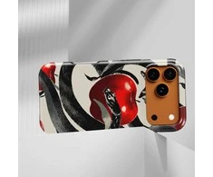 Voltuna Dėklas „Serpent’s Cherry Bite“ su MagSafe Apple iPhone 13-17 modeliams