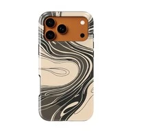 Voltuna Dėklas „Shadowed Rivers“ su MagSafe Apple iPhone 13-17 modeliams