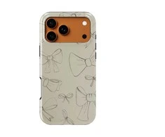 Voltuna Dėklas „Sketchbook Bows“ su MagSafe Apple iPhone 13-17 modeliams