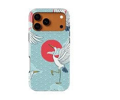 Voltuna Dėklas „Sky Dance Cranes“ su MagSafe Apple iPhone 13-17 modeliams
