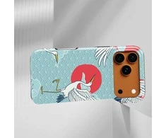 Voltuna Dėklas „Sky Dance Cranes“ su MagSafe Apple iPhone 13-17 modeliams