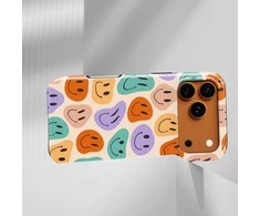 Voltuna Dėklas „Smiley Wave Vibes“ su MagSafe Apple iPhone 13-17 modeliams