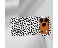 Voltuna Dėklas „Snow Leopard Spots“ su MagSafe Apple iPhone 13-17 modeliams