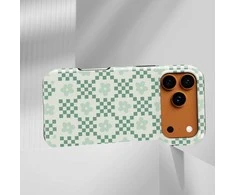 Voltuna Dėklas „Soft Mint Quilt“ su MagSafe Apple iPhone 13-17 modeliams